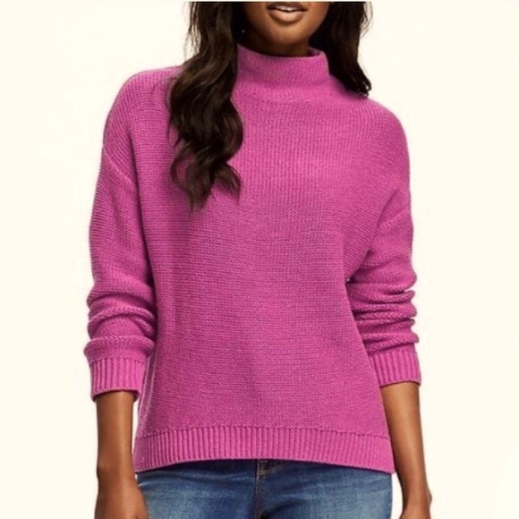 Old Navy Sweaters - Old Navy Purple Mock Neck Sweater, M